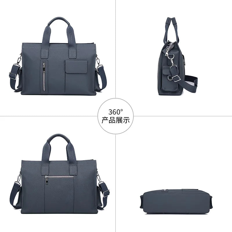 Men's Genuine Leather Messenger Bag