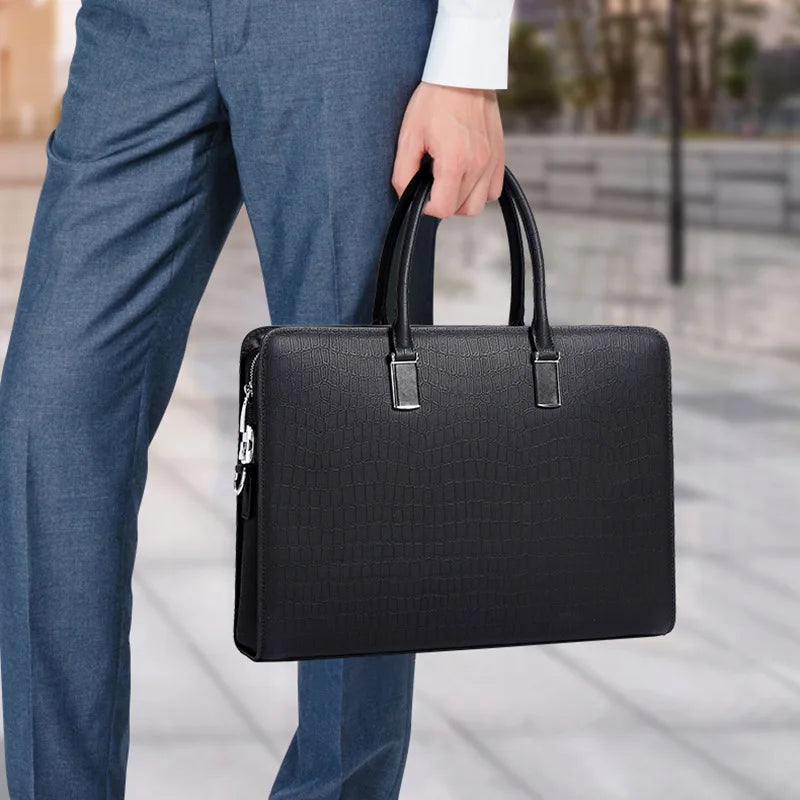 Men's Leather Messenger Bag